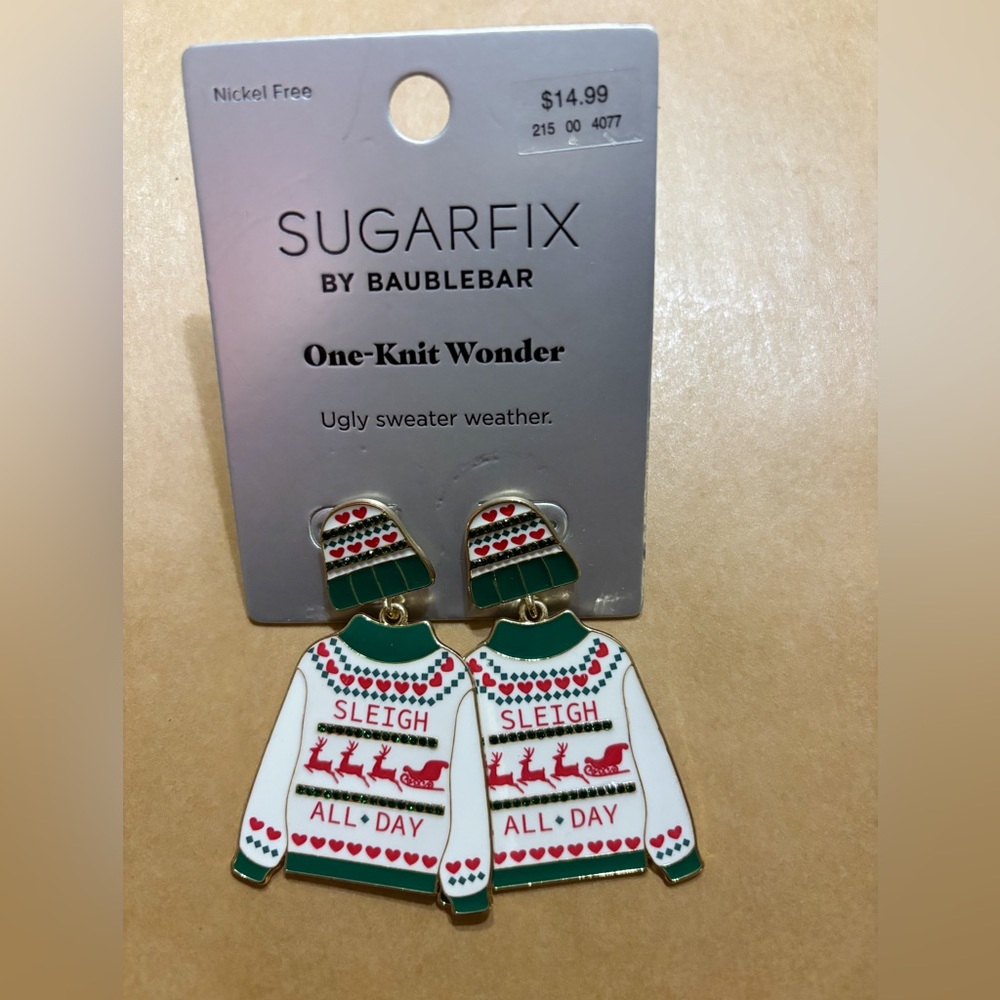 Sleigh all day earrings